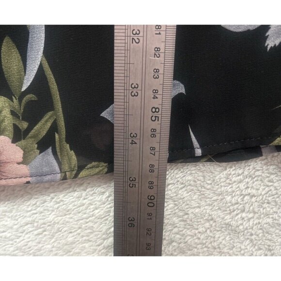 Twelfth Street by Black Floral Women’s Print Knee Dress‎ Size - Picture 6 of 11